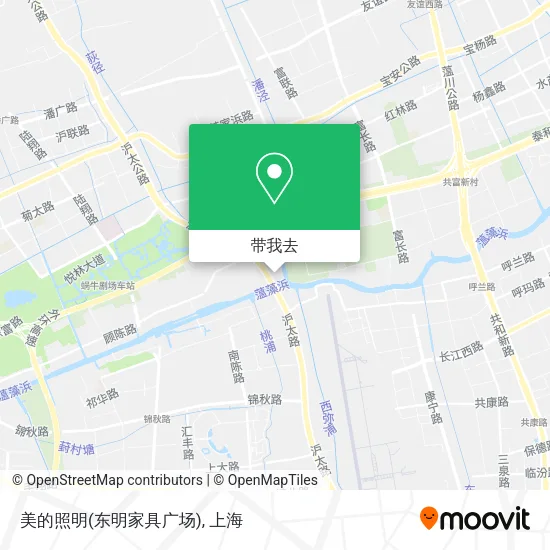 美的照明(东明家具广场)地图
