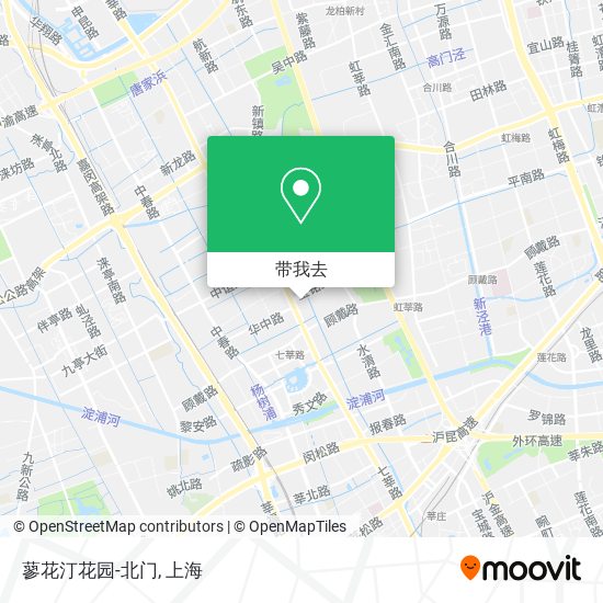 蓼花汀花园-北门地图