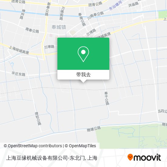 上海豆缘机械设备有限公司-东北门地图