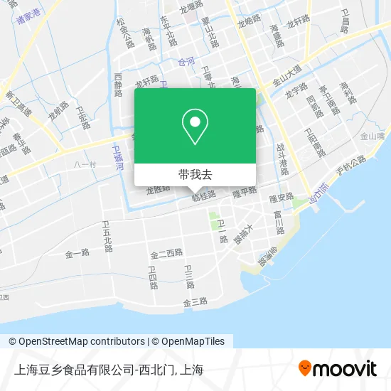 上海豆乡食品有限公司-西北门地图