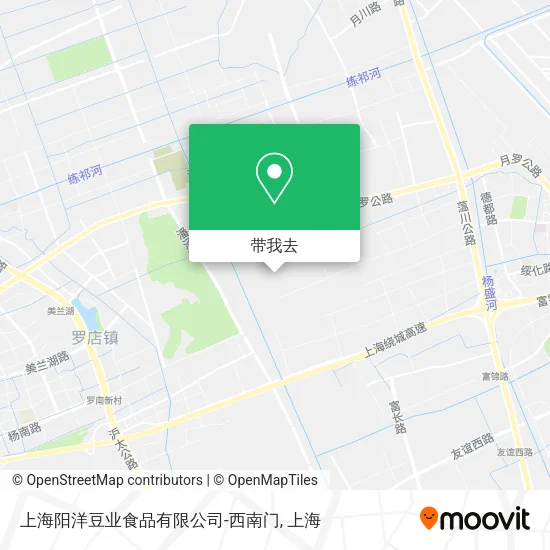 上海阳洋豆业食品有限公司-西南门地图