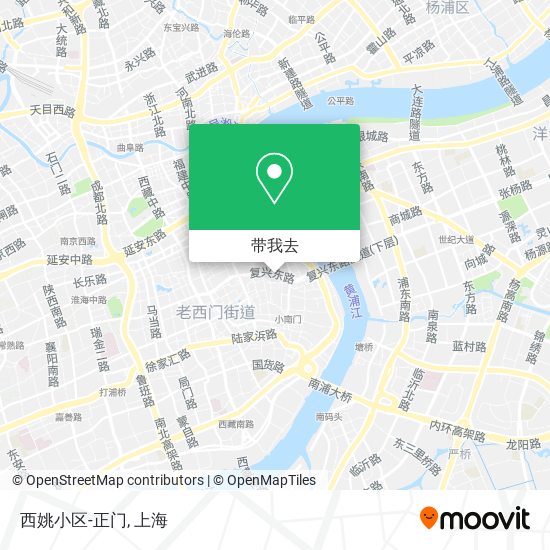 西姚小区-正门地图