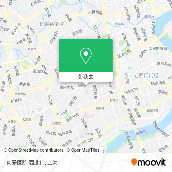 真爱医院-西北门地图