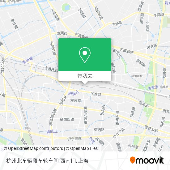 杭州北车辆段车轮车间-西南门地图