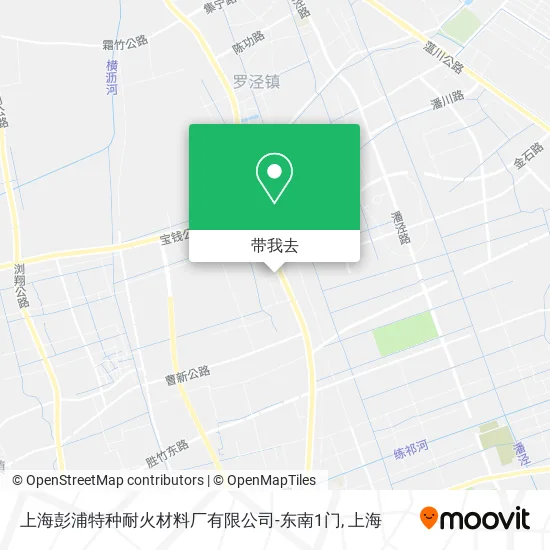 上海彭浦特种耐火材料厂有限公司-东南1门地图