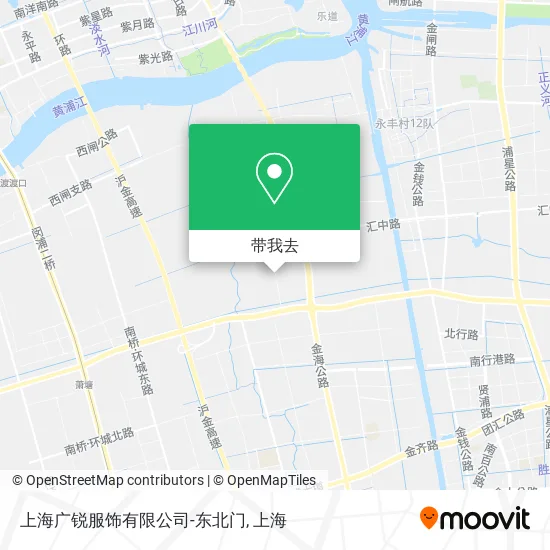 上海广锐服饰有限公司-东北门地图