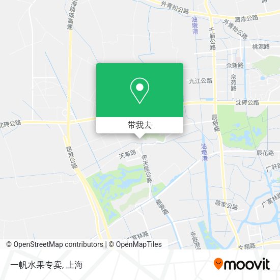 一帆水果专卖地图