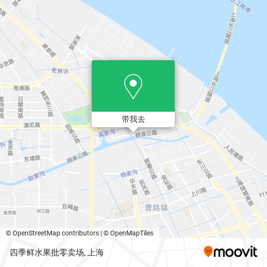 四季鲜水果批零卖场地图