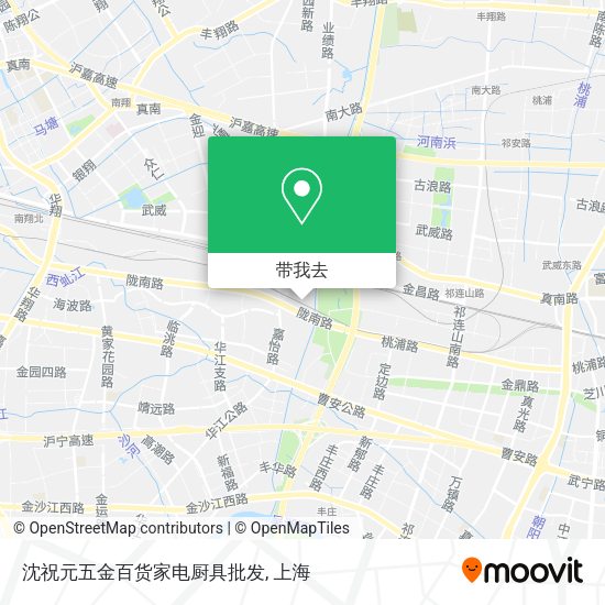 沈祝元五金百货家电厨具批发地图