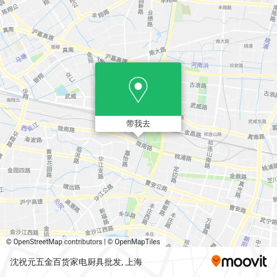 沈祝元五金百货家电厨具批发地图