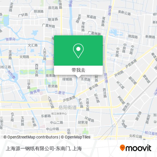 上海源一钢纸有限公司-东南门地图