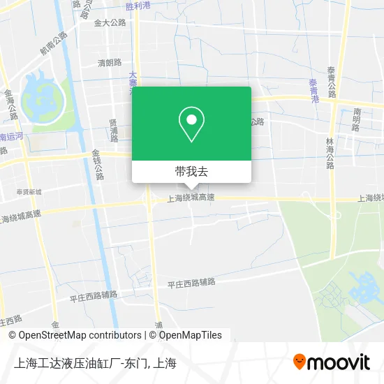 上海工达液压油缸厂-东门地图