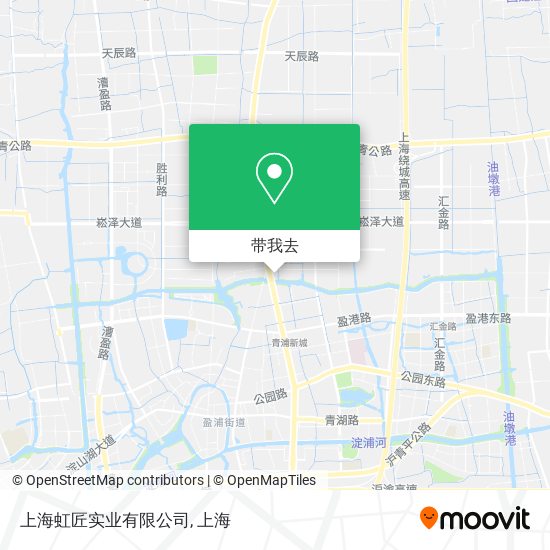 上海虹匠实业有限公司地图