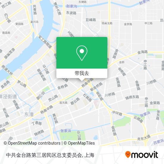 中共金台路第三居民区总支委员会地图