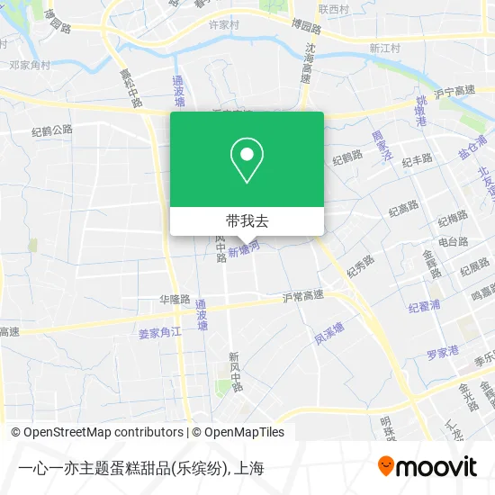 一心一亦主题蛋糕甜品(乐缤纷)地图