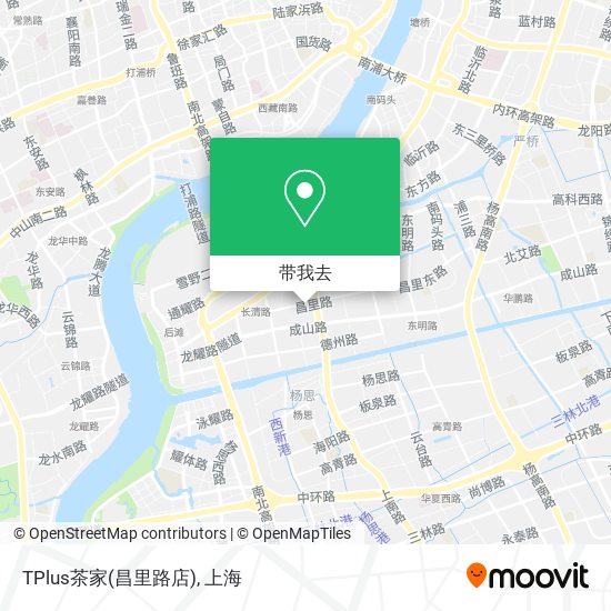 TPlus茶家(昌里路店)地图