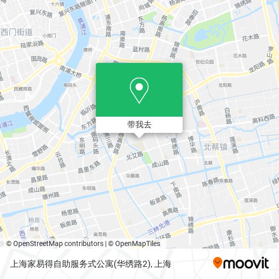 上海家易得自助服务式公寓(华绣路2)地图