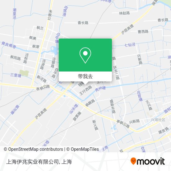 上海伊兆实业有限公司地图
