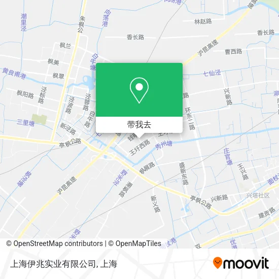 上海伊兆实业有限公司地图