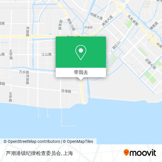 芦潮港镇纪律检查委员会地图
