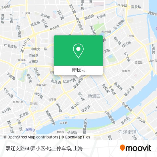双辽支路60弄小区-地上停车场地图