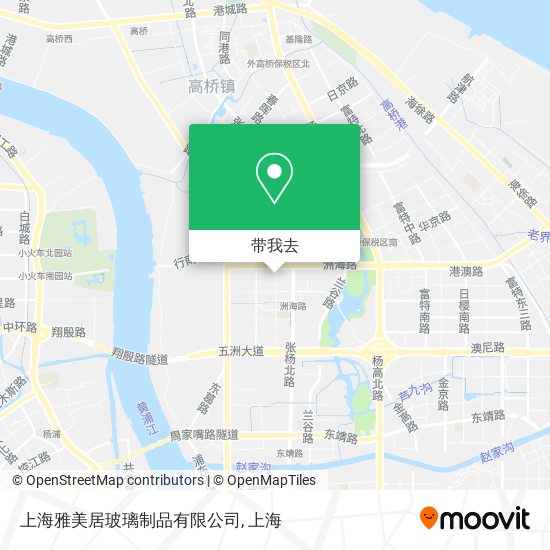 上海雅美居玻璃制品有限公司地图