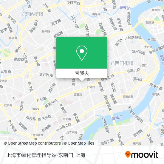 上海市绿化管理指导站-东南门地图