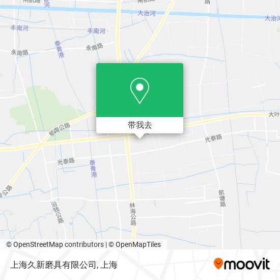 上海久新磨具有限公司地图