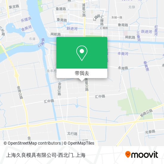 上海久良模具有限公司-西北门地图