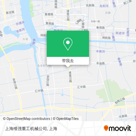 上海维强重工机械公司地图