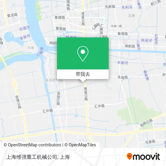 上海维强重工机械公司地图