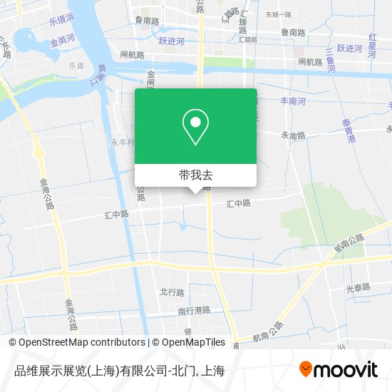 品维展示展览(上海)有限公司-北门地图