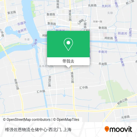 维强佐恩物流仓储中心-西北门地图