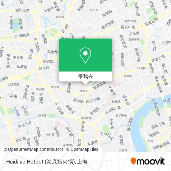 Haidilao Hotpot (海底捞火锅)地图