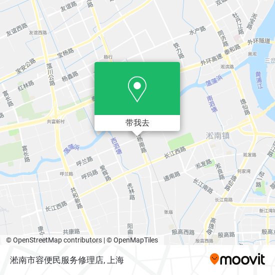 淞南市容便民服务修理店地图