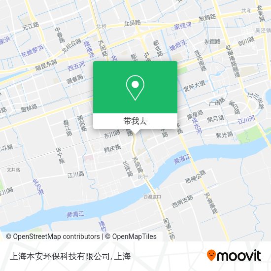 上海本安环保科技有限公司地图