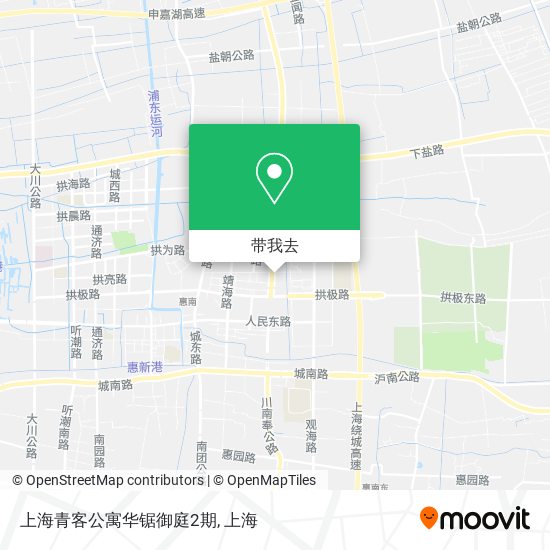 上海青客公寓华锯御庭2期地图