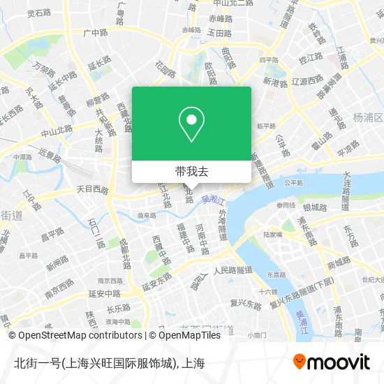 北街一号(上海兴旺国际服饰城)地图