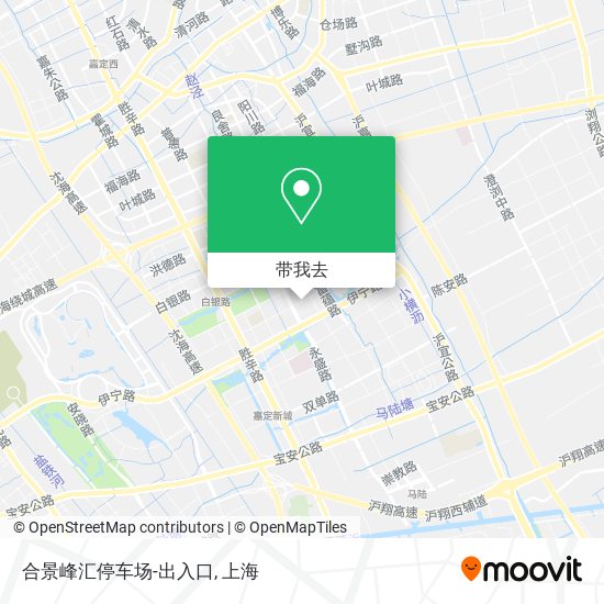 合景峰汇停车场-出入口地图