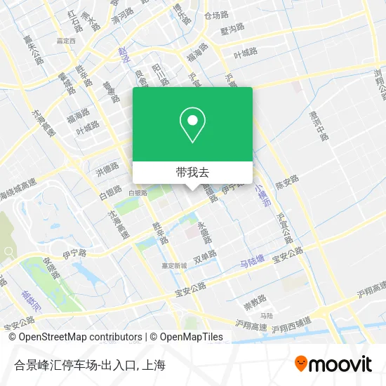 合景峰汇停车场-出入口地图
