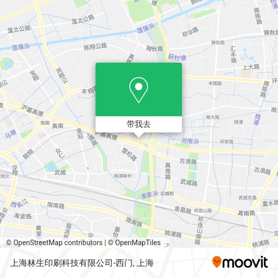 上海林生印刷科技有限公司-西门地图