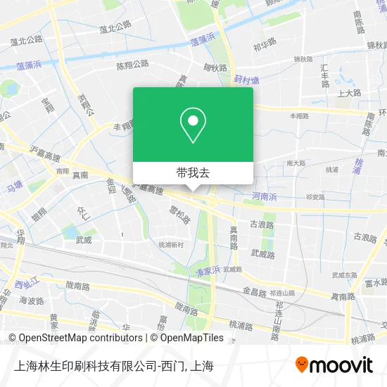 上海林生印刷科技有限公司-西门地图