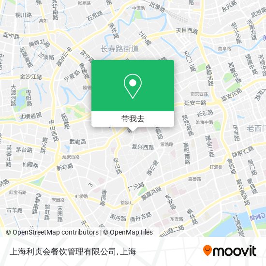 上海利贞会餐饮管理有限公司地图