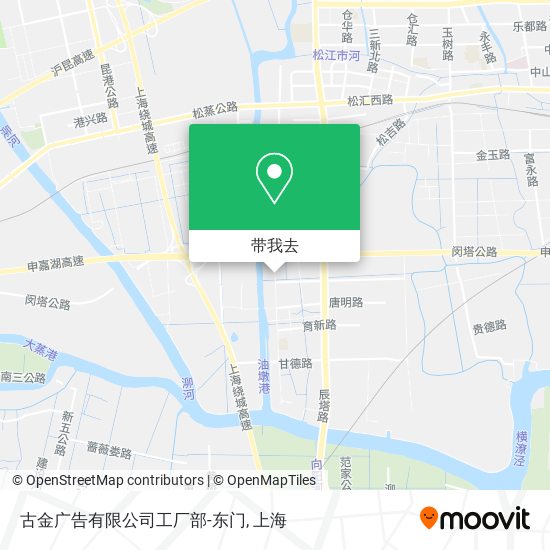 古金广告有限公司工厂部-东门地图