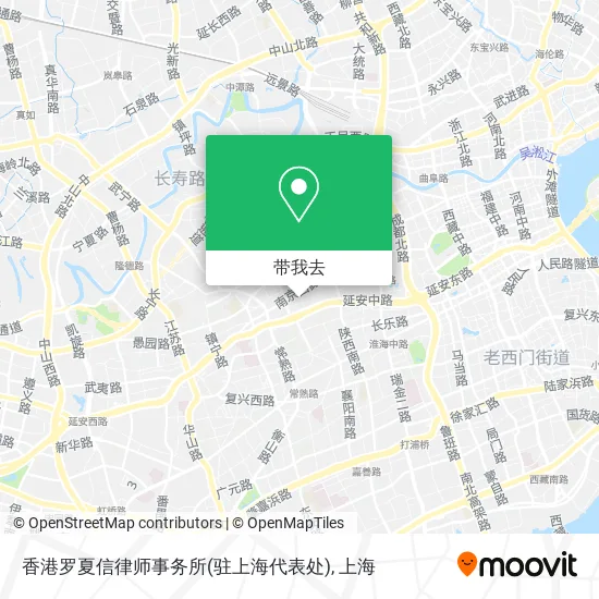 香港罗夏信律师事务所(驻上海代表处)地图