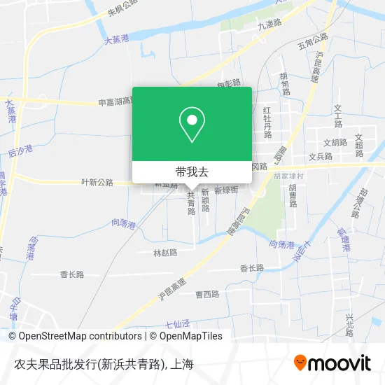 农夫果品批发行(新浜共青路)地图