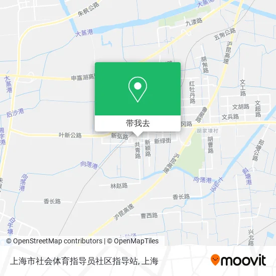 上海市社会体育指导员社区指导站地图