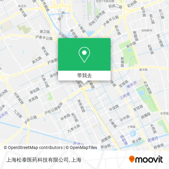 上海松泰医药科技有限公司地图