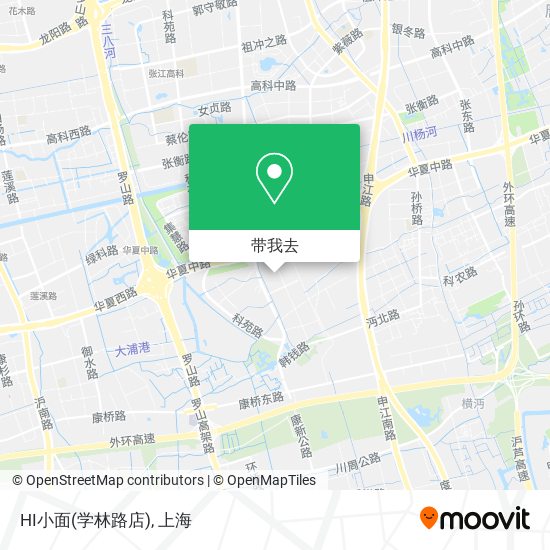 HI小面(学林路店)地图