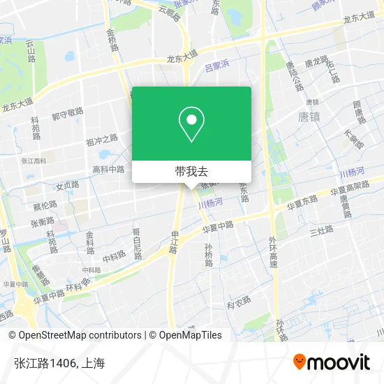 张江路1406地图